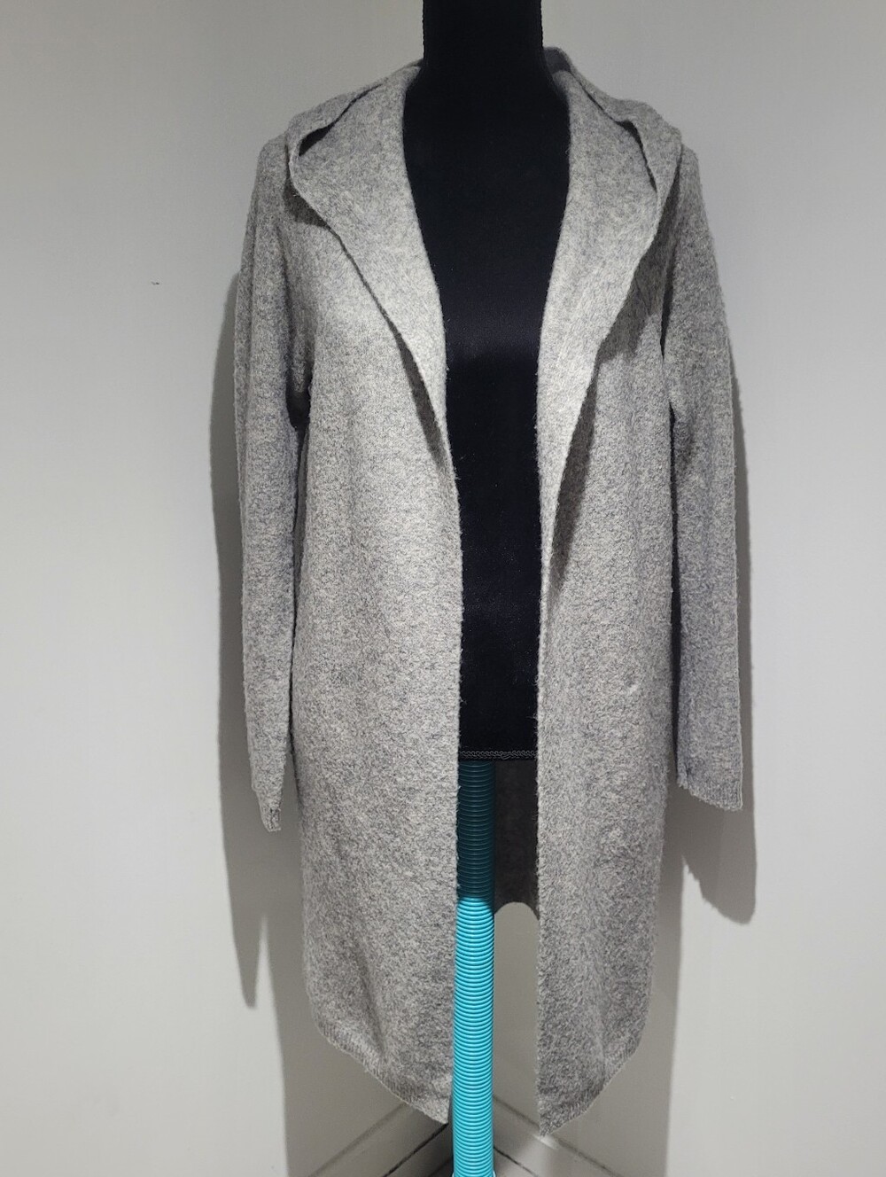 Community Women's Yak Wool Blend Open-Front Hooded Women's Sweater Coat Small